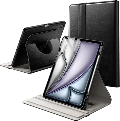 JETech iPad Air M4 Case - 360 Rotate, Black Best Deal