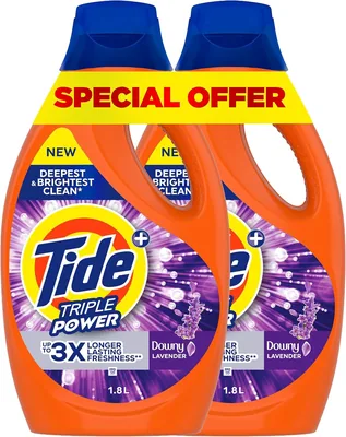 Tide Triple Power Liquid Detergent 1.8L x 2