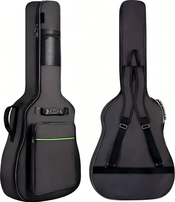 Bolsa de Guitarra Impermeable de 39-41 pulgadas con Doble Correa Ajustable para Guitarra Acústica de Espesar
