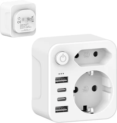 Adapter YIDODA japoński - adapter podróżny do USA, gniazdo Schuko 2-komorowe