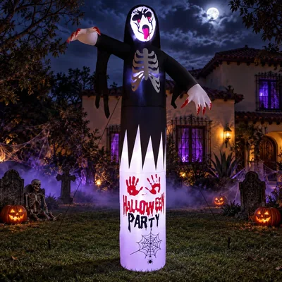 Árbol del Diablo Inflable Purplecrystal LED de 2.7 m