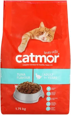 Catmor Tuna Flavour Adult Cat Dry Food 1.7 Kg - Save 16%