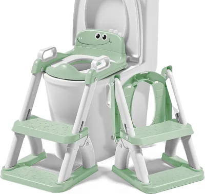 Siège toilette pour enfants avec marches rétractables, formation au pot