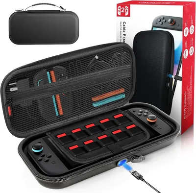Charge Inside Switch Carry Case - Hard EVA Travel Bag