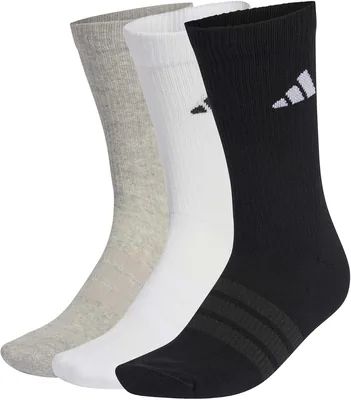 Chaussettes de sport Adidas rembourrées mélangées 3 paires
