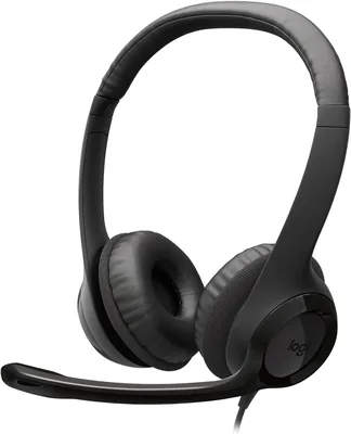 Logitech H390 Wired Headset - Noise Canceling Microphone