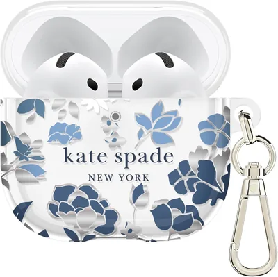 Kate Spade New York AirPods 4 Case Blue Flower Bed