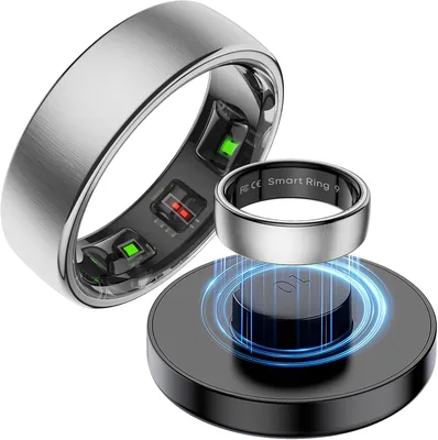 Smart Ring Fitness Tracker - Heart Rate SpO2 Sleep Monitor