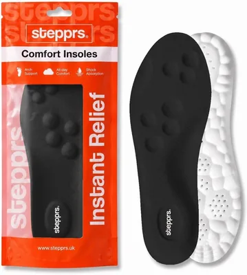 Steppers Comfort Insoles Memory Foam Arch Support