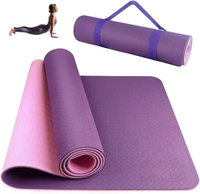 Tapete de Yoga Antideslizante y Cómodos, Yoga Mat para Ejercicio de Buena Calidad y Ecológicos, Tapete Yoga Antiderrapante Mejores Precios