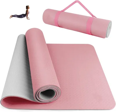 Tapete de Yoga Antideslizante y Cómodos, Yoga Mat para Ejercicio de Buena Calidad y Ecológicos, Tapete Yoga Antiderrapante