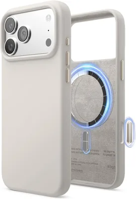 Elago Funda Magnética de Silicona para iPhone 17 Pro MAX 6.9' - Descuento del 7% (MagSafe, Silicona Líquida Premium, Protección Antigolpes)