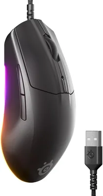 SteelSeries Rival 3 Gen 2 - Souris de jeu 8500 DPI - Capteur optique TrueMove Core - Durabilité 60 millions de clics - Latence basse - 25% Off
