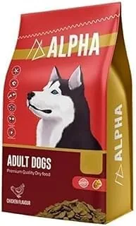 طعام جاف ألفا للكلاب (10 كجم، دجاج) من Pets Zone - توفير 22%