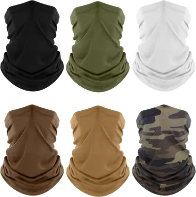 Fuinloth Neck Gaiter 6 Pack UV Protection Snoods Best Deal