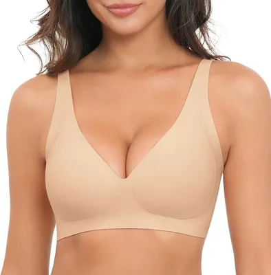 Sujetador sin aros para mujer Jouica Push Up con escote V