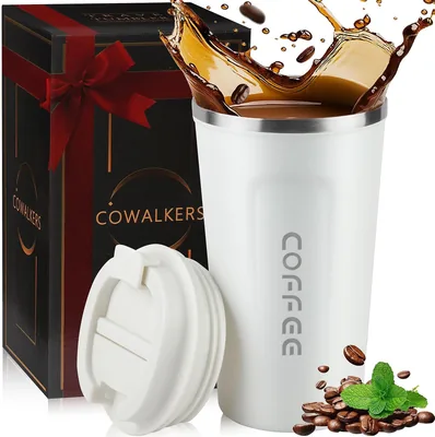 Taza Térmica de Café de Acero Inoxidable 304 - 510ml