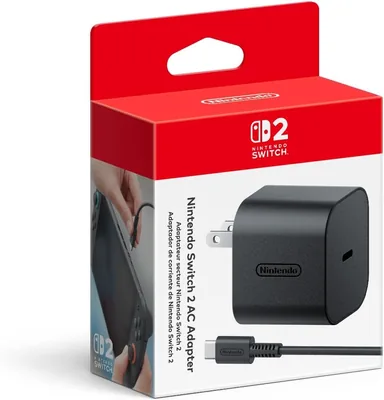 Adaptador de corriente Nintendo Switch 2 (22% de descuento)