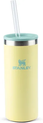 Copo Térmico Stanley Slim 3 em 1 com Tampa e Canudo Pomelo 296ml