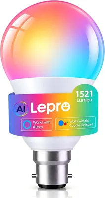 Lepro B22 Smart LED Bulb - RGB+Tunable White WiFi