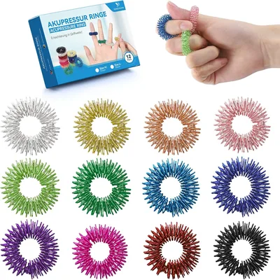 YANGTSUNG Acupressure Rings 12pcs - Best Deal