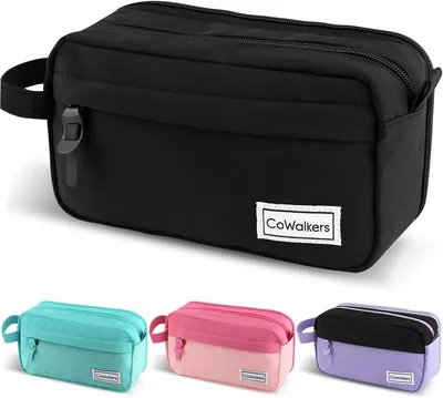Estuche Organizador Aesthetic de Gran Capacidad para Lápices y Lapiceras - 3 Compartimientos, Portátil con Asa, Ideal para Estudiantes