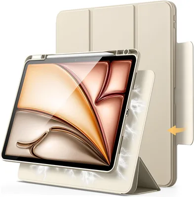 JETech Magnetic Case for iPad Air 13" M4/M3/M2 - Starlight