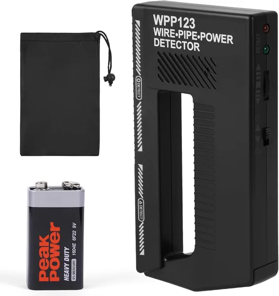 Flintronic Skaner ścienny 3 w 1 z alarmem audio, wykrywacz kołków, regulowany wykr