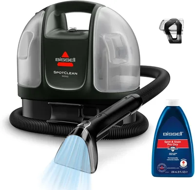 BISSELL SpotClean Mini Wired Shampoo 41491 | Nettoyeur de Tapis Compacte, Idéale pour un Nettoyage Rapide et Léger, pour Voiture, B