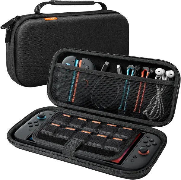 JETech Carrying Case for Nintendo Switch 2 (2025) 7.9 Inch, Hard Shell Portable Travel Bag