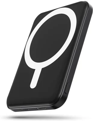 Podoru Powerbank Mag-Safe 5000 mAh: Caricabatterie Portatile Wireless con Ricarica Rapida Magnetica