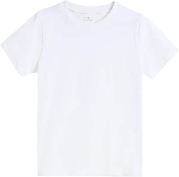 ZAMPLINKA Kids' 100% Cotton Unisex Round Neck Short Sleeve Boys' T-Shirt