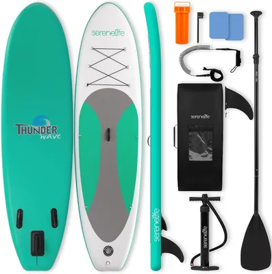 SereneLife Paddle Board Inflatable SUP 32in - Best Deal