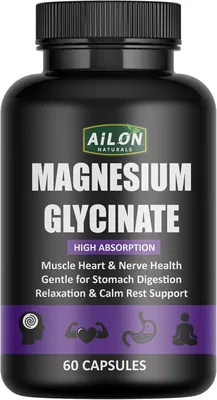 Magnesium Glycinate 60 Caps - High Absorption Support
