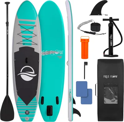 SereneLife Inflatabile SUP, Stand Up Paddle Board con Deck EVA Antiscivolo e Design Stabile e Larghezzato, Accessori Premium Inclusi