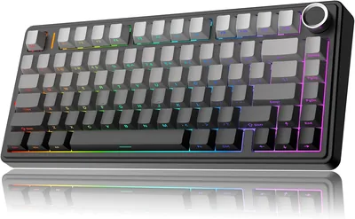 MechLands AULA F75 PRO Custom Mechanical Keyboard, 75% Creamy, BT5.0/USB-C