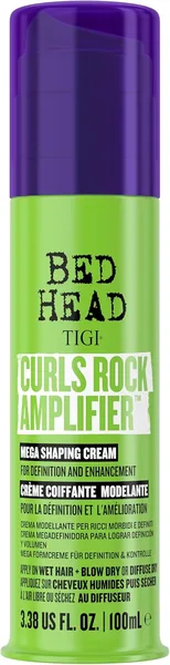 Bed Head by TIGI - Amplificatore di Ricci Curls Rock con Protezione Antifrizz per Ricci e Onde Definiti, 100ml - 25% Sconto
