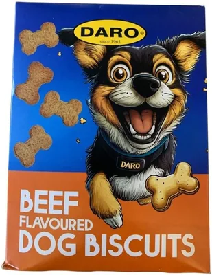 DARO Beef Flavoured Dog Biscuits 1kg