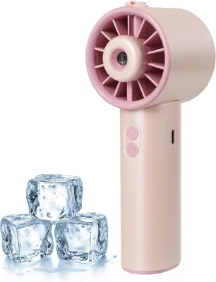 AWAVE ElecTrust Tragbarer Handventilator mit Wasserkühlung und Sprühnebel, USB-Ladebatterie, 3 Geschwindigkeitsstufen