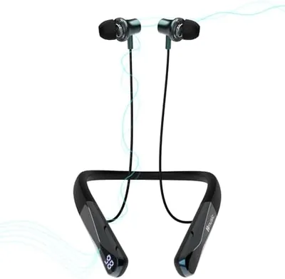 Hmusic H08 Neckband Headphones Bluetooth 6.0 Voice Return Mic Deal