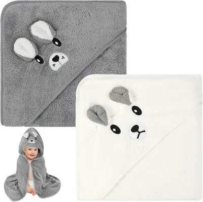 Ręcznik dla niemowląt z kapturem, 2 szt. | Najlepsza oferta