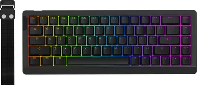 لوحة مفاتيح EPOMAKER HE68 Lite للألعاب بتقنية تأثير الحقل المغناطيسي، 8K تردد الاستطلاع و 128K معدل المسح، مفرغة قابلة للتعديل 0.005 مم، تأخير 0.125 مللي ثانية، 5 مجموعات