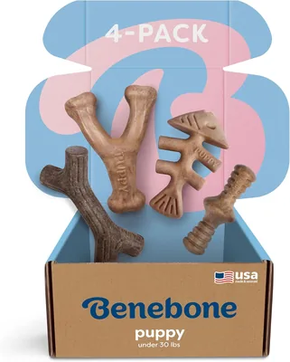 Benebone Puppy Chew Toys 4-Pack - Best Deal