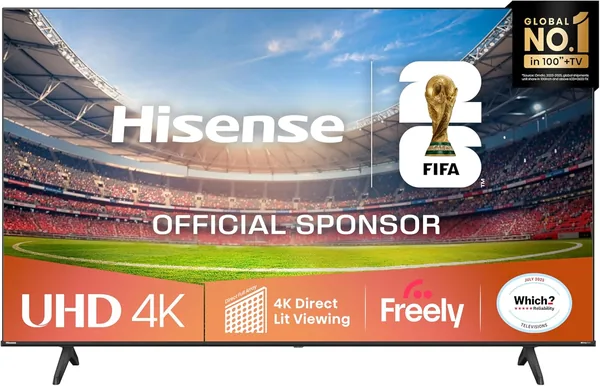 Hisense 50" 50A6QTUK 4K Ultra HD Smart TV AI TV