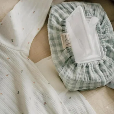 Baby Wipes Cover, Universal Size, Muslin Cotton