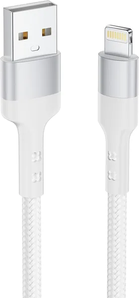 Baileku iPhone 2M Cable Lightning USB Cable MFi Certified iPhone Charger Wire Quick Charge Nylon Charging Cable Charger for iPhone 14 13 12 11 Pro Max Mini XS XR X 8 7 6 6s Plus SE