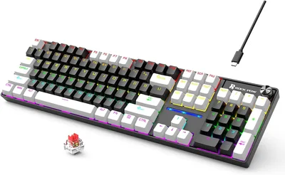 ROCK POW Wired PC Gaming Keyboard Best Deal