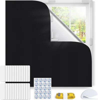 Inwee 100% Näring av Fenstervägg, 12x57 Inch Mobil Näringsfilm, Passar alla Fenstergodiser, Inget Bohra Nötig