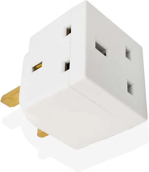 UK Socket Splitter Block for Kitchen, Home, Office etc (pack of 1)