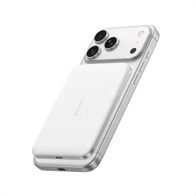Anker Nano Powerbank, 5000 mAh Magnetische Machtbank, Qi2-gecertificeerd, 15W Ultra-snel opladen, MagSafe Compatibel - 27% korting